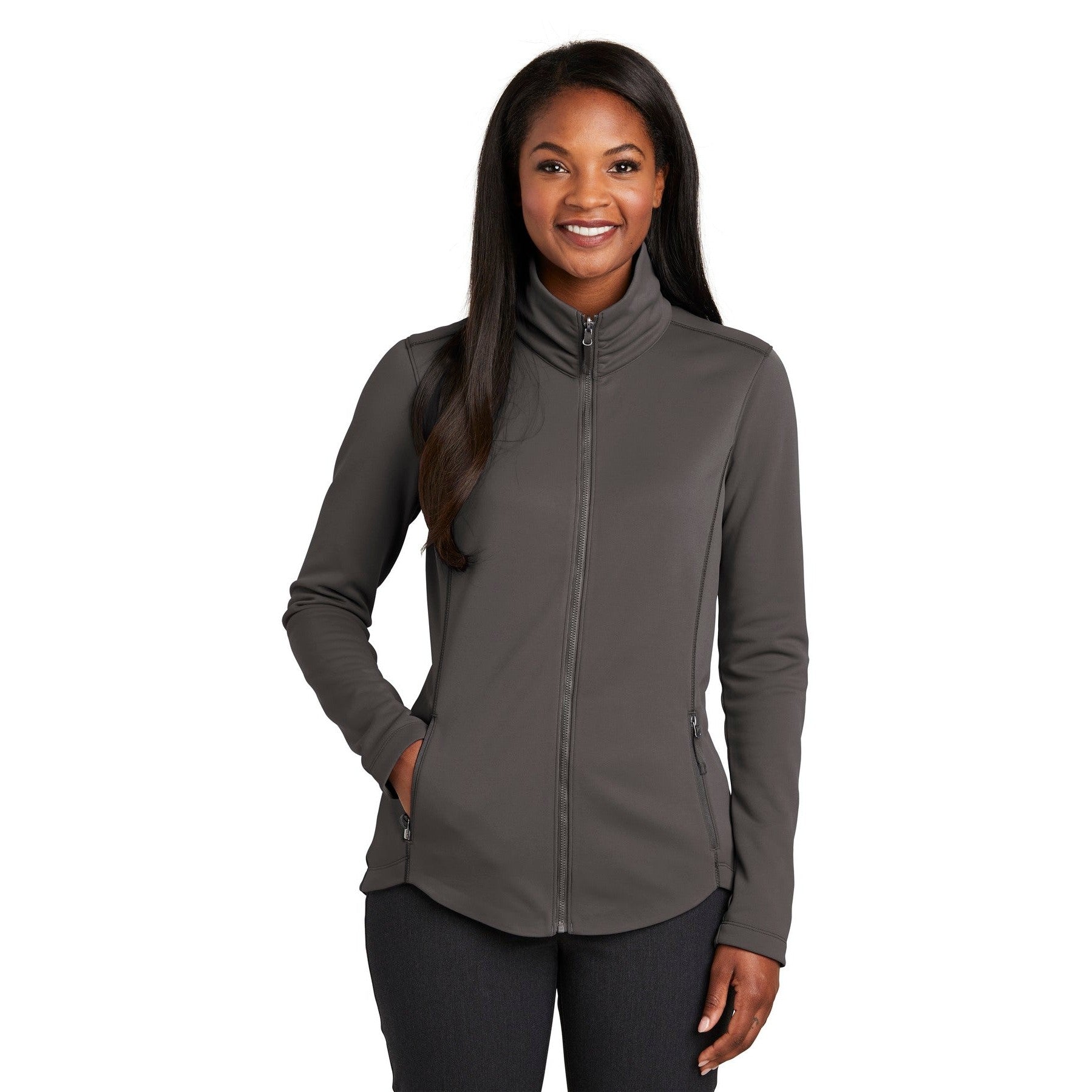 Port Authority-Port Authority ® Women's Collective Smooth Fleece Jacket. L904-MedTech-2